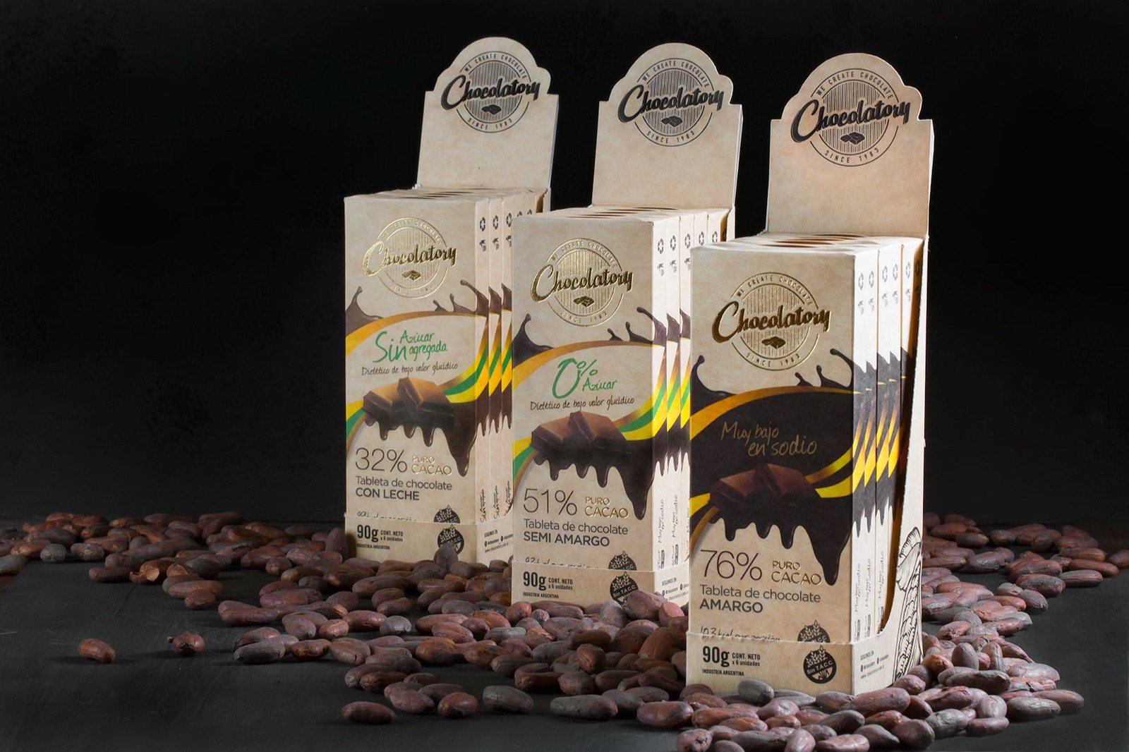 Bites de chocolate sin azúcar Chocolatory