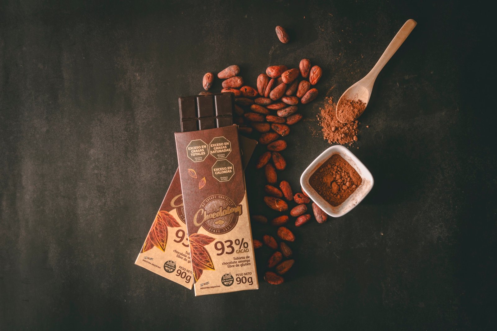 Habas de cacao natural